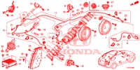 ANTENNA RADIO/ALTOPARLANTE (LH) per Honda ACCORD TOURER DIESEL 2.2 ELEGANCE 5 Porte 5 velocità automatico 2015
