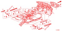 STOINO PAVIMENTO/ISOLATORE  per Honda ACCORD TOURER DIESEL 2.2 LUXURY 5 Porte 5 velocità automatico 2015