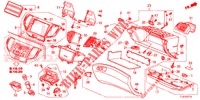 ABBELLIMENTO STRUMENTI (COTE DE PASSAGER) (LH) per Honda ACCORD TOURER DIESEL 2.2 SH 5 Porte 6 velocità manuale 2015