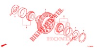 INGRANAGGIO DIFFERENZIALE (DIESEL) per Honda ACCORD TOURER DIESEL 2.2 SH 5 Porte 6 velocità manuale 2015