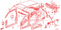 PANNELLI ESTERNI/PANNELLO POSTERIORE  per Honda ACCORD TOURER DIESEL 2.2 SH 5 Porte 6 velocità manuale 2015
