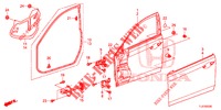 PANNELLI PORTIERE ANT.(2D)  per Honda ACCORD TOURER DIESEL 2.2 SH 5 Porte 6 velocità manuale 2015