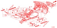 STOINO PAVIMENTO/ISOLATORE  per Honda ACCORD TOURER DIESEL 2.2 SH 5 Porte 6 velocità manuale 2015