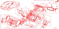 UNITA' AUDIO  per Honda ACCORD TOURER DIESEL 2.2 SH 5 Porte 6 velocità manuale 2015