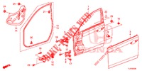 PANNELLI PORTIERE ANT.(2D)  per Honda ACCORD TOURER 2.0 ELEGANCE 5 Porte 5 velocità automatico 2014