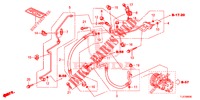 ARIA CONDIZIONATA (FLEXIBLES/TUYAUX) (2.0L) (LH) per Honda ACCORD TOURER 2.0 ELEGANCE PACK 5 Porte 5 velocità automatico 2014