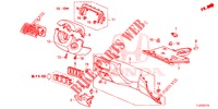 ABBELLIMENTO STRUMENTI (COTE DE CONDUCTEUR) (LH) per Honda ACCORD TOURER 2.4 S 5 Porte 6 velocità manuale 2014