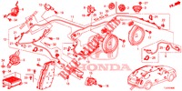 ANTENNA RADIO/ALTOPARLANTE (LH) per Honda ACCORD TOURER 2.4 S 5 Porte 6 velocità manuale 2014