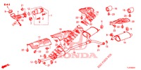 CONDOTTO SCARICO (2.4L) per Honda ACCORD TOURER 2.4 S 5 Porte 6 velocità manuale 2014