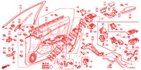 FODERAMENTO PORTIERA ANT. (LH) per Honda ACCORD TOURER 2.4 S 5 Porte 6 velocità manuale 2014