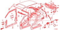PANNELLI ESTERNI/PANNELLO POSTERIORE  per Honda ACCORD TOURER 2.4 S 5 Porte 6 velocità manuale 2014