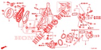POMPA ACQUA/TERMOSTATO (2.4L) per Honda ACCORD TOURER 2.4 S 5 Porte 6 velocità manuale 2014