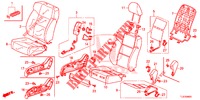 SEDILE ANTERIORE/CINTURE DI SICUREZZA (D.) (LH) per Honda ACCORD TOURER 2.4 S 5 Porte 6 velocità manuale 2014