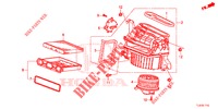 SOFFIATORE RISCALDATORE (LH) per Honda ACCORD TOURER 2.4 S 5 Porte 6 velocità manuale 2014