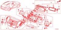 UNITA' AUDIO  per Honda ACCORD TOURER 2.4 S 5 Porte 6 velocità manuale 2014