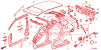 PANNELLI ESTERNI/PANNELLO POSTERIORE  per Honda ACCORD TOURER 2.4 S 5 Porte 5 velocità automatico 2014