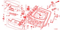 PANNELLO PORTELLONE(2D)  per Honda ACCORD TOURER 2.4 S 5 Porte 5 velocità automatico 2014