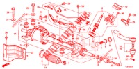 SCATOLA INGRANAGGIO P.S. (EPS) (LH) per Honda ACCORD TOURER 2.4 S 5 Porte 5 velocità automatico 2014