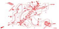 ARIA CONDIZIONATA (FLEXIBLES/TUYAUX) (2.0L) (LH) per Honda ACCORD TOURER 2.0 ELEGANCE PACK 5 Porte 6 velocità manuale 2013
