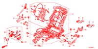 COMP. SEDILE ANT. (G.) (HAUTEUR MANUELLE) per Honda ACCORD TOURER 2.0 ELEGANCE PACK 5 Porte 6 velocità manuale 2013