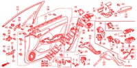 FODERAMENTO PORTIERA ANT. (LH) per Honda ACCORD TOURER 2.0 ELEGANCE PACK 5 Porte 6 velocità manuale 2013