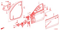 PANNELLI PORTIERE ANT.(2D)  per Honda ACCORD TOURER 2.0 ELEGANCE PACK 5 Porte 6 velocità manuale 2013