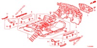 STOINO PAVIMENTO/ISOLATORE  per Honda ACCORD TOURER 2.0 ELEGANCE PACK 5 Porte 6 velocità manuale 2013