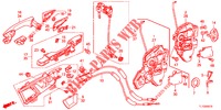 SERRATURE PORTIERE ANT./MANIGLIA ESTERNA  per Honda ACCORD 2.0 S 4 Porte 5 velocità automatico 2013