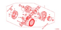 ALTERNATORE (DENSO) (2.0L) per Honda ACCORD 2.0 ELEGANCE PACK 4 Porte 6 velocità manuale 2014