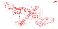 UNITA' AUDIO (NAVIGATION) per Honda ACCORD 2.0 ELEGANCE PACK 4 Porte 6 velocità manuale 2014