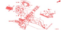 ABBELLIMENTO STRUMENTI (COTE DE CONDUCTEUR) (LH) per Honda ACCORD DIESEL 2.2 LUXURY 4 Porte 5 velocità automatico 2014