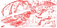 PAVIMENTO/PANNELLI INTERNI  per Honda ACCORD DIESEL 2.2 LUXURY 4 Porte 5 velocità automatico 2014
