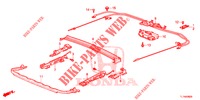 SCIVOLAMENTO TETTO  per Honda ACCORD DIESEL 2.2 LUXURY 4 Porte 5 velocità automatico 2014