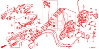 SERRATURE PORTIERE ANT./MANIGLIA ESTERNA  per Honda ACCORD DIESEL 2.2 LUXURY 4 Porte 5 velocità automatico 2014