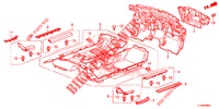 STOINO PAVIMENTO/ISOLATORE  per Honda ACCORD DIESEL 2.2 LUXURY 4 Porte 5 velocità automatico 2014
