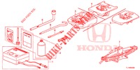 UTENSILI/CRICCO  per Honda ACCORD DIESEL 2.2 LUXURY 4 Porte 5 velocità automatico 2014