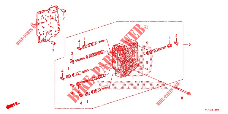 CORPO SECONDARIO (DIESEL) per Honda ACCORD DIESEL 2.2 LUXURY 4 Porte 5 velocità automatico 2014