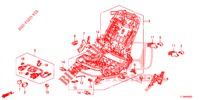COMP. SEDILE ANT. (D.) (SIEGE REGLAGE MANUEL) per Honda ACCORD 2.0 COMFORT 4 Porte 6 velocità manuale 2015