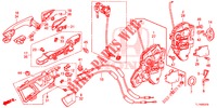 SERRATURE PORTIERE ANT./MANIGLIA ESTERNA  per Honda ACCORD 2.0 COMFORT 4 Porte 6 velocità manuale 2015