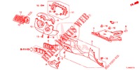 ABBELLIMENTO STRUMENTI (COTE DE CONDUCTEUR) (LH) per Honda ACCORD DIESEL 2.2 COMFORT 4 Porte 6 velocità manuale 2015