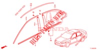 GRIGLIA ANTERIORE/MODANATURA  per Honda ACCORD DIESEL 2.2 COMFORT 4 Porte 6 velocità manuale 2015