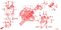 MONTATORI MOTORE (DIESEL) (MT) per Honda ACCORD DIESEL 2.2 COMFORT 4 Porte 6 velocità manuale 2015