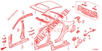 PANNELLI ESTERNI/PANNELLO POSTERIORE  per Honda ACCORD DIESEL 2.2 COMFORT 4 Porte 6 velocità manuale 2015