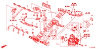 RINGHIERA COMBUSTIBILE/POMPA ALTA PRESSIONE (DIESEL) per Honda ACCORD DIESEL 2.2 COMFORT 4 Porte 6 velocità manuale 2015