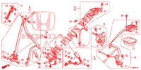 SEDILE ANTERIORE/CINTURE DI SICUREZZA  per Honda ACCORD DIESEL 2.2 COMFORT 4 Porte 6 velocità manuale 2015