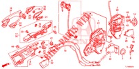 SERRATURE PORTIERE ANT./MANIGLIA ESTERNA  per Honda ACCORD DIESEL 2.2 COMFORT 4 Porte 6 velocità manuale 2015