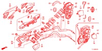 SERRATURE PORTIERE POST./MANIGLIA ESTERNA  per Honda ACCORD DIESEL 2.2 COMFORT 4 Porte 6 velocità manuale 2015
