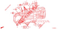 ANELLO DI TENUTA (INFERIEUR) per Honda ACCORD TOURER DIESEL 2.2 S 5 Porte 6 velocità manuale 2014