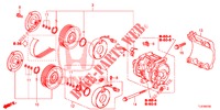 ARIA CONDIZIONATA (COMPRESSEUR) (DIESEL) per Honda ACCORD TOURER DIESEL 2.2 S 5 Porte 6 velocità manuale 2014