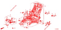 COMP. SEDILE ANT. (D.) (SIEGE REGLAGE MANUEL) per Honda ACCORD TOURER DIESEL 2.2 S 5 Porte 6 velocità manuale 2014